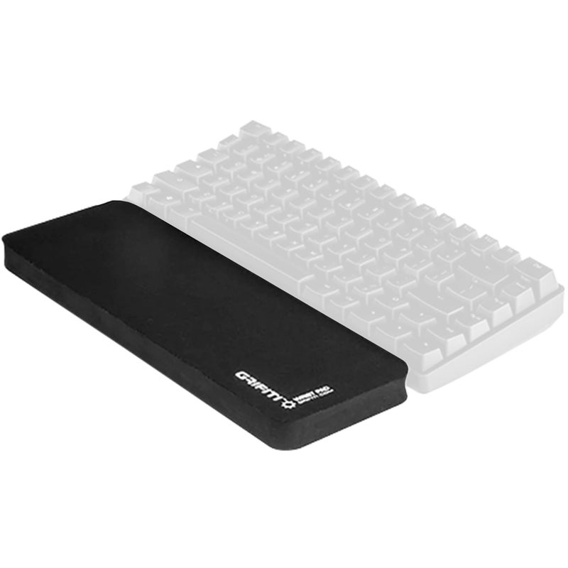 Grifiti Fat Wrist Pad 12" x 2.75â€ x 0.75" Inch Keyboard Rest Thick Small Ergonomic Computer Keyboards Hand & Palm Wrists Rests Support Carpal Tunnel Resting Pads Accessories (Thin 12 x 2.75 x 0.75) - Image 1